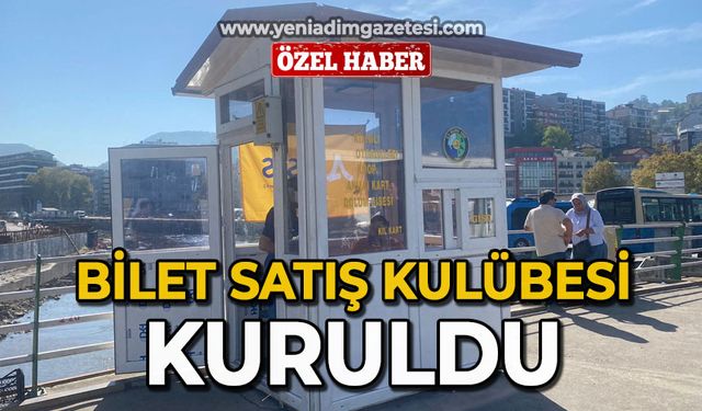 Bilet satış noktası kuruldu