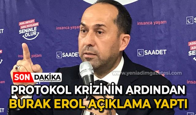 Burak Erol'dan "protokol krizi"yle ilgili açıklama