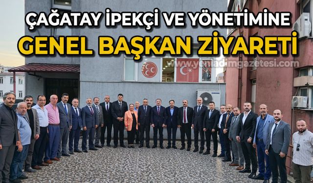 Çağatay İpekçi ve yönetimine genel başkanlardan ziyaret