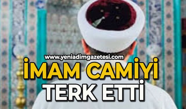 İmam camiyi terk etti