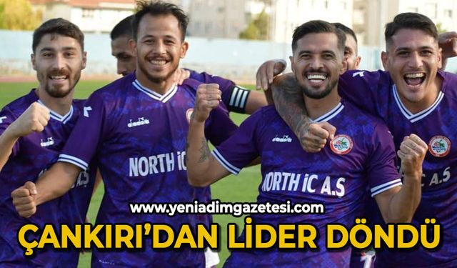 Çankırı'dan lider döndü