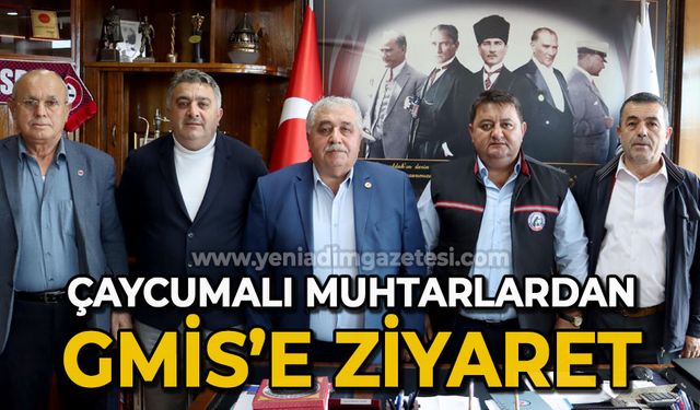 Çaycumalı Muhtarlar GMİS'i ziyaret etti