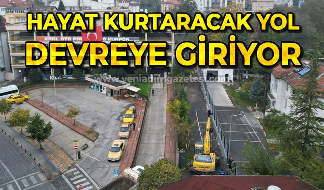 Çaycuma'da hayat kurtaracak yol devreye giriyor