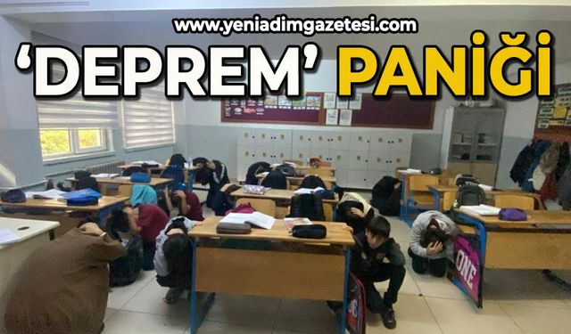 Zonguldak’ta deprem paniği