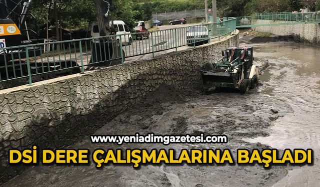 DSİ dere temizleme çalışmalarına başladı