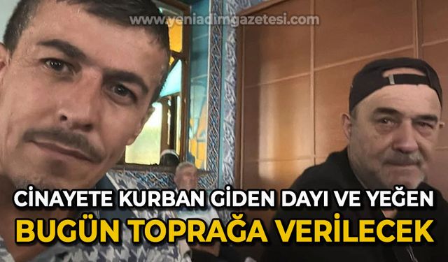 Zonguldak'ta cinayete kurban giden dayı ve yeğen bugün toprağa verilecek