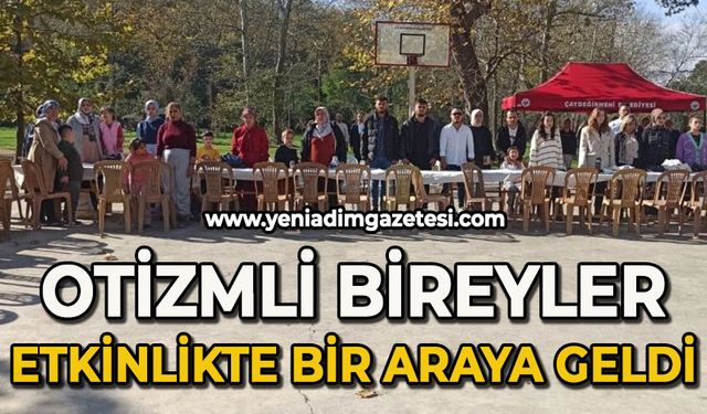 Otizmli bireyler etkinlikte bir araya geldi