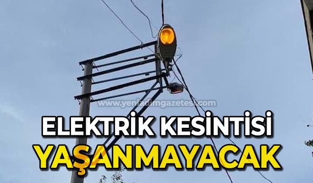 Elektrik kesintisi yaşanmayacak