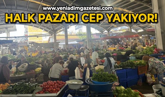 Halk pazarında fiyatlar cep yatı