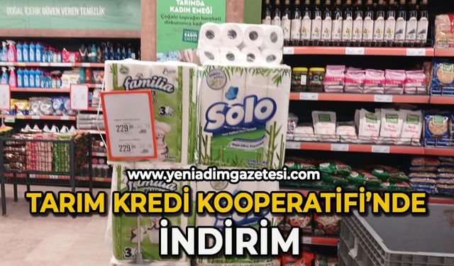 Tarım Kredi Kooperatifi'nde indirim