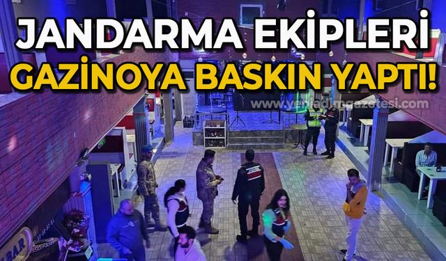 Zonguldak'ta huzur operasyonu: Jandarma gazinoya baskın yaptı!