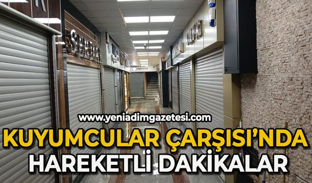 Kuyumcular Çarşısı'nda hareketli dakikalar