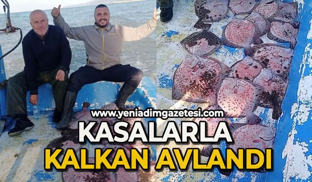 Kasalarla kalkan avladılar