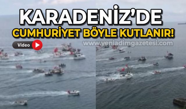 Karadeniz'de muhteşem 101. yıl gösterisi