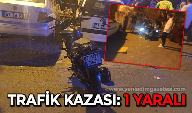 Trafik kazası: 1 yaralı