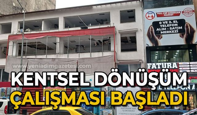 Kentsel dönüşüm çalışması başladı