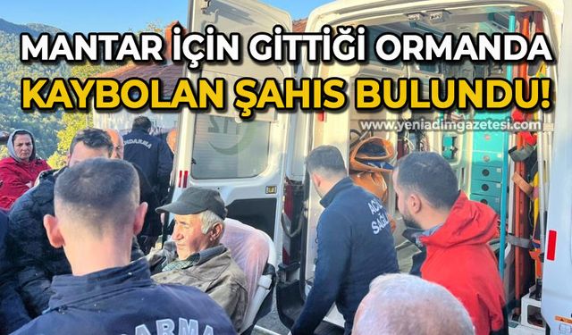 Mantar için gittiği ormanda kayboldu, 3 gün sonra bulundu