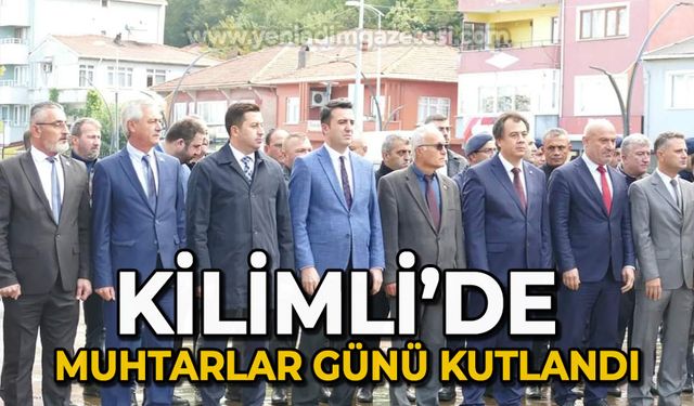 Kilimli'de Muhtarlar Günü kutlandı