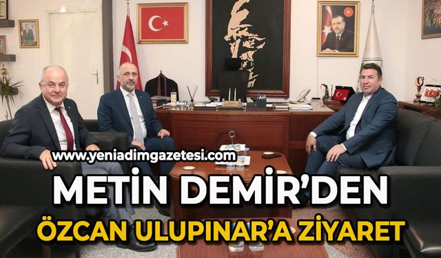 Metin Demir'den Özcan Ulupınar'a ziyaret