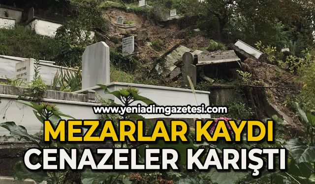 Mezarlar kaydı, cenazeler karıştı