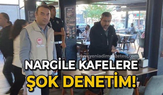 Nargile kafelere şok denetim