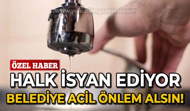 Halk isyan ediyor: Belediye acil önlem alsın!