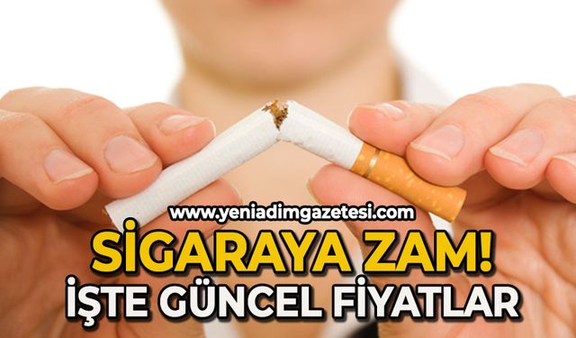 Sigaraya zam: İşte güncel fiyatlar