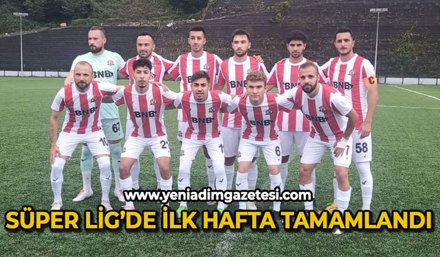 Süper Lig'de ilk hafta tamamlandı