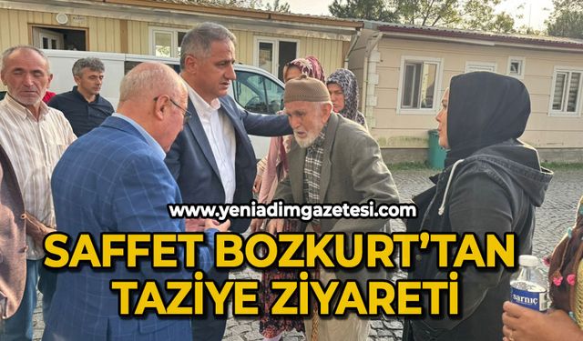 Saffet Bozkurt'tan taziye ziyareti