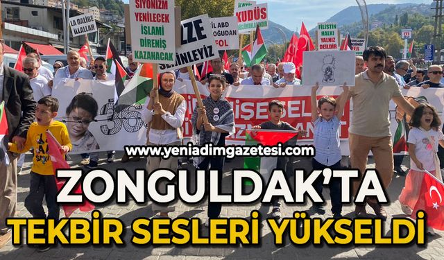 Zonguldak'ta tekbir sesleri yükseldi