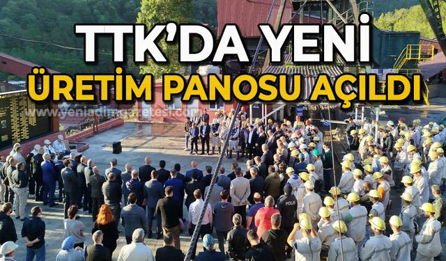 TTK'da yeni üretim panosu üretime açıldı