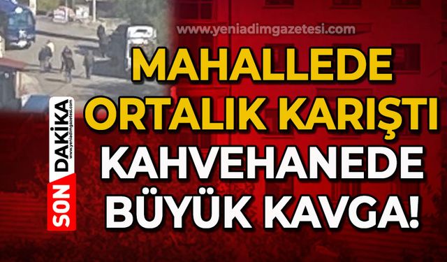 Mahalle karıştı: Kahvehanede kavga sokağa taştı!