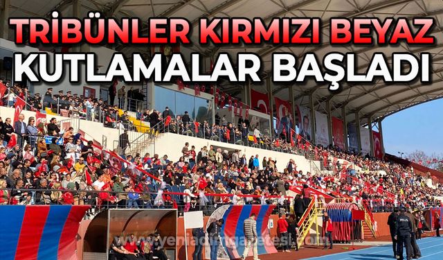 Tribünler kırmızı-beyaz: 101. yıl kutlamaları başladı