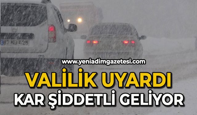 Valilik açıkladı, yüksek kesimlerde kar yağışı bekleniyor