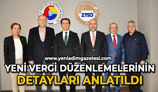 Defterdar Recep Serdar, TSO’da yeni vergi düzenlemelerinin detaylarını anlattı