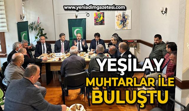 Yeşilay muhtarlar ile buluştu