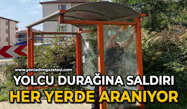 Yolcu durağına saldırı: Her yerde aranıyor