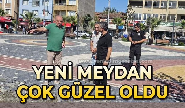 Yeni meydanda düzenleme tamamlandı: Merkeze çok yakıştı!