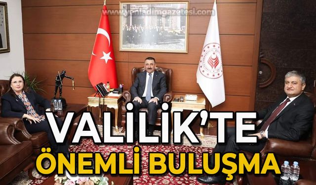 Zonguldak Valiliği'nde önemli buluşma