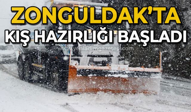 Belediyede kış hazırlığı başladı