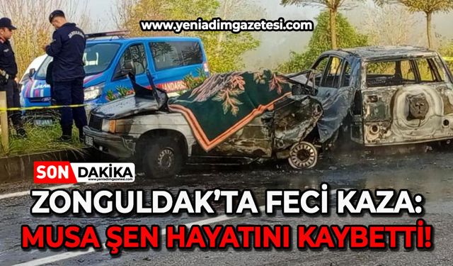 Zonguldak'ta feci trafik kazası: Musa Şen hayatını kaybetti!