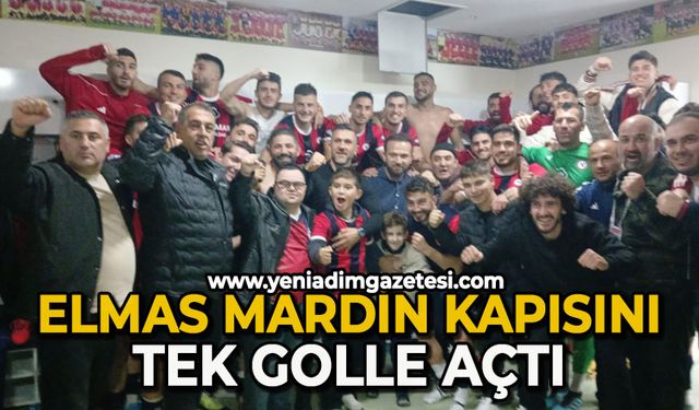 Elmas Mardin kapısını tek golle açtı