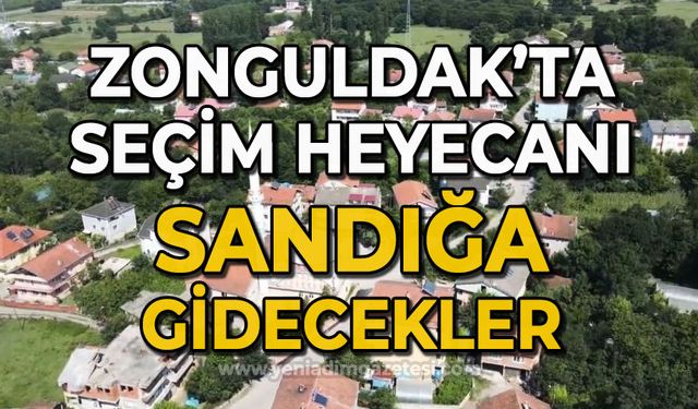 Zonguldak'ta seçim heyecanı: Vatandaş sandığa gidiyor