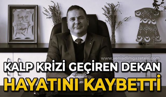 Kalp krizi geçiren dekan hayatını kaybetti