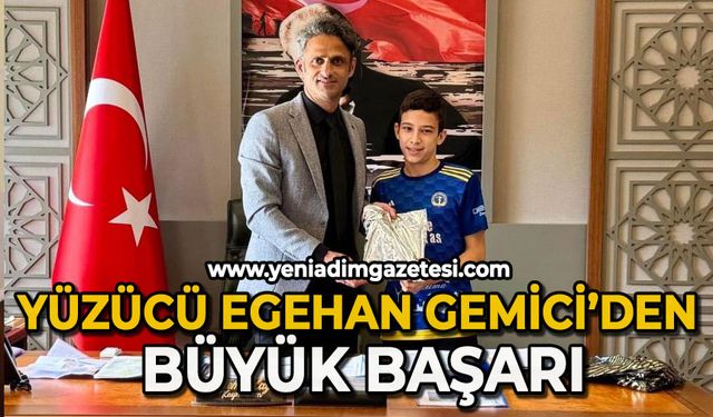 Yüzücü Egehan Gemici’den büyük başarı