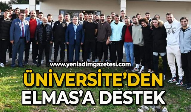 Üniversiteden Elmas'a destek