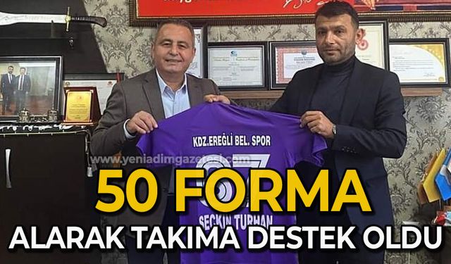 50 forma alarak destek verdi