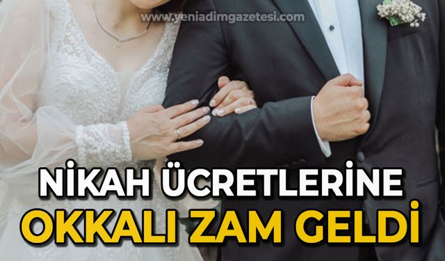 Nikah ücretlerine okkalı zam geldi