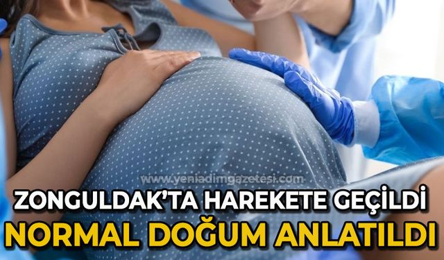 Zonguldak'ta harekete geçildi: Normal Doğum Eylem Planı anlatıldı