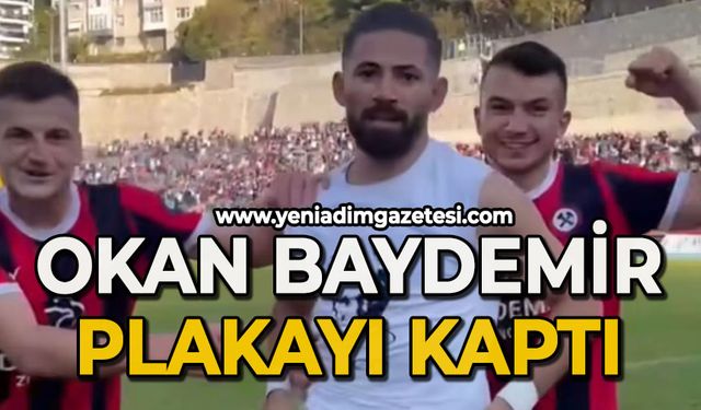 Okan Baydemir plakayı buldu